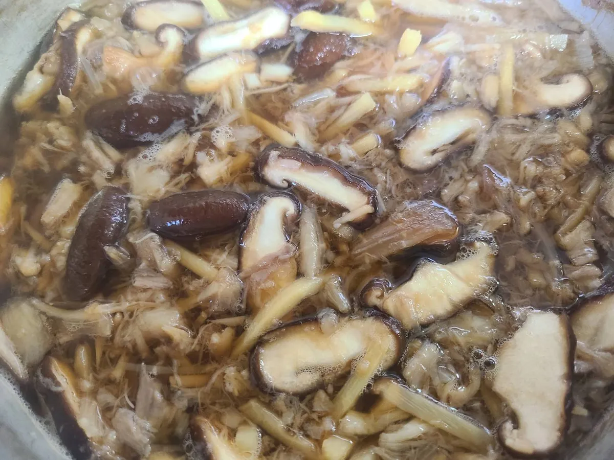 椎茸に十分に火が通ればオッケー。