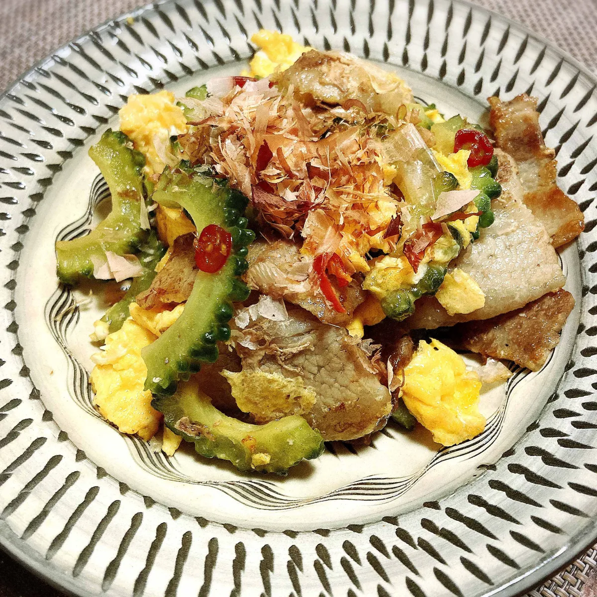 豆腐なしのゴーヤーチャンプルー