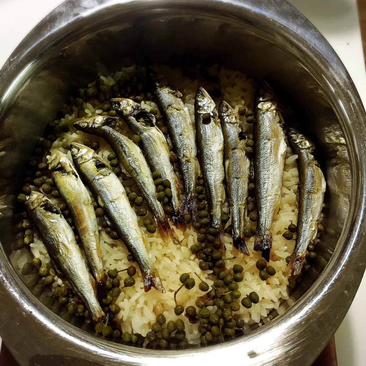 稚鮎の炊き込みごはん