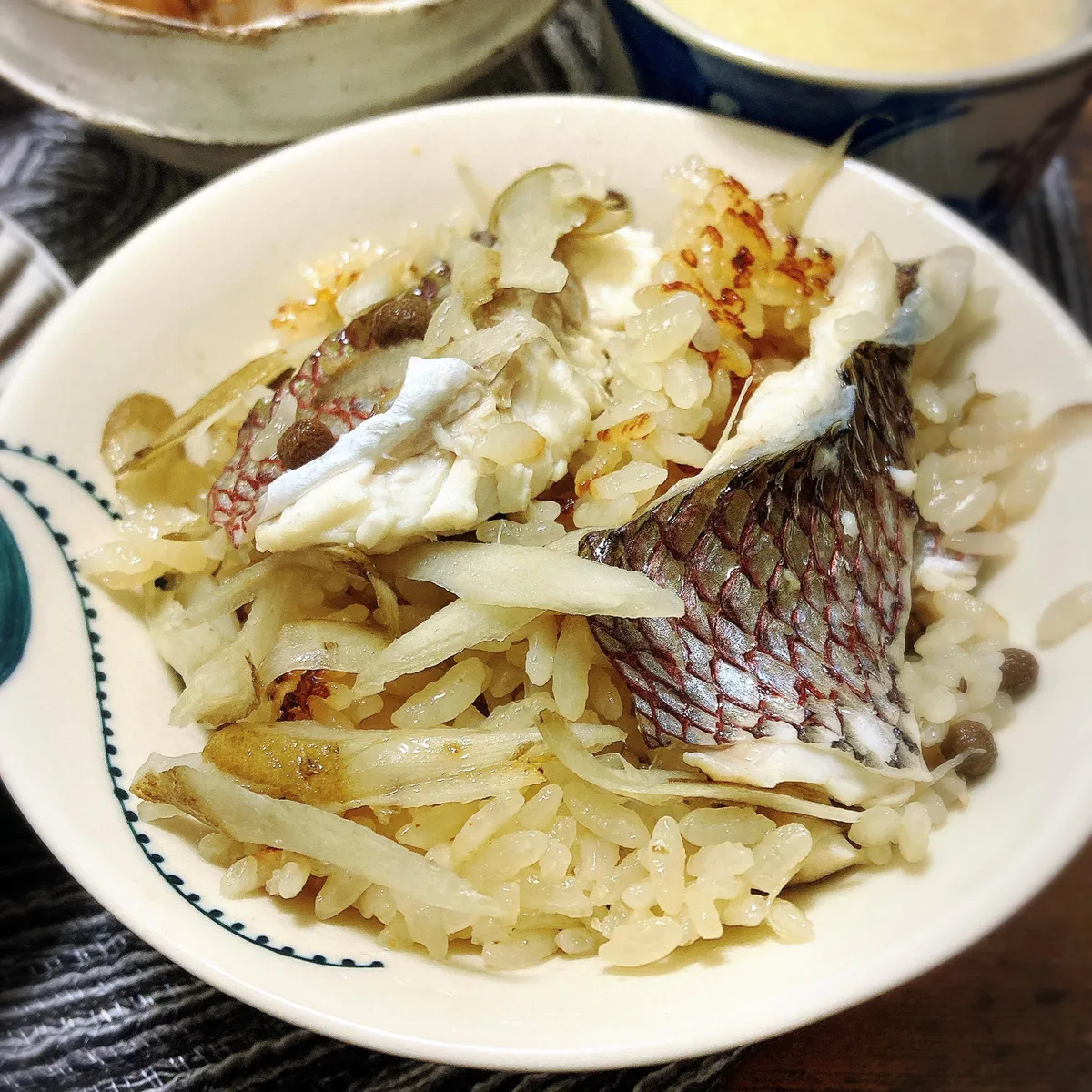 鯛の炊き込みごはん