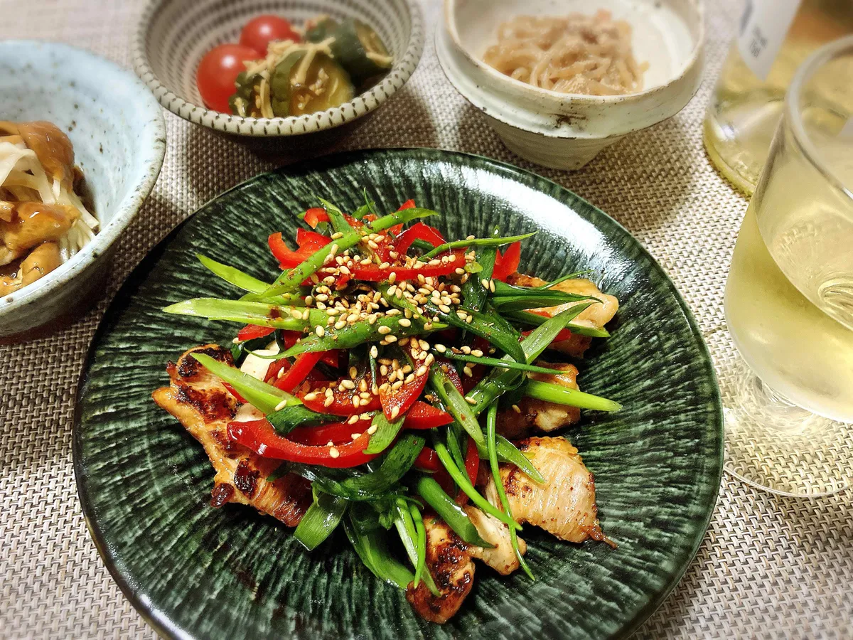 今夜は白ワインと。