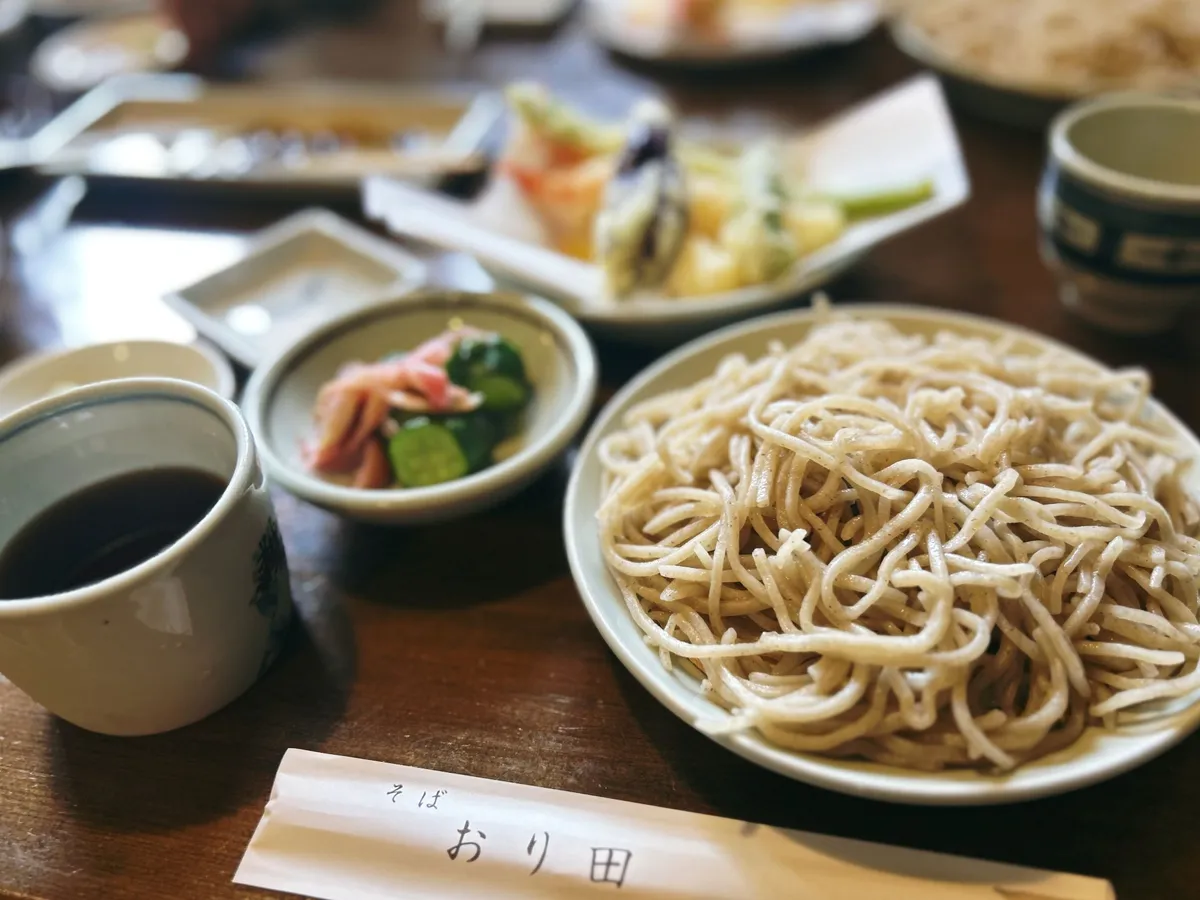 香り高い、10割蕎麦