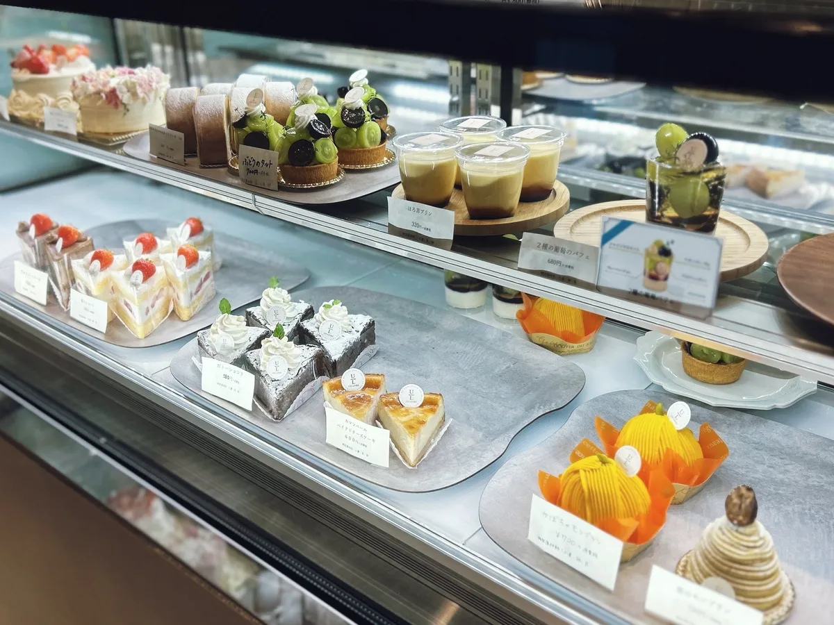 イートインで食べられる生ケーキ