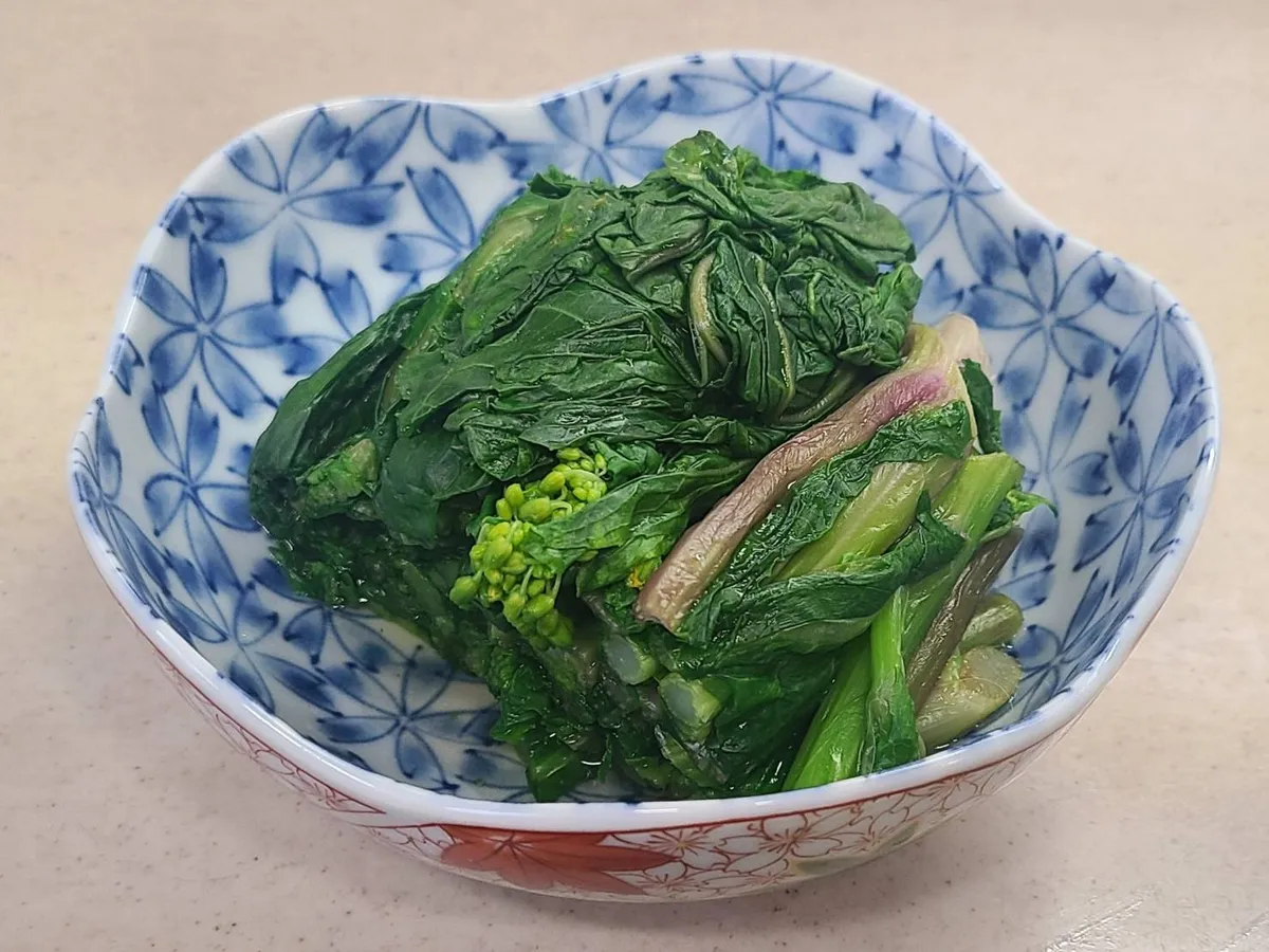 紅菜苔のおひたし