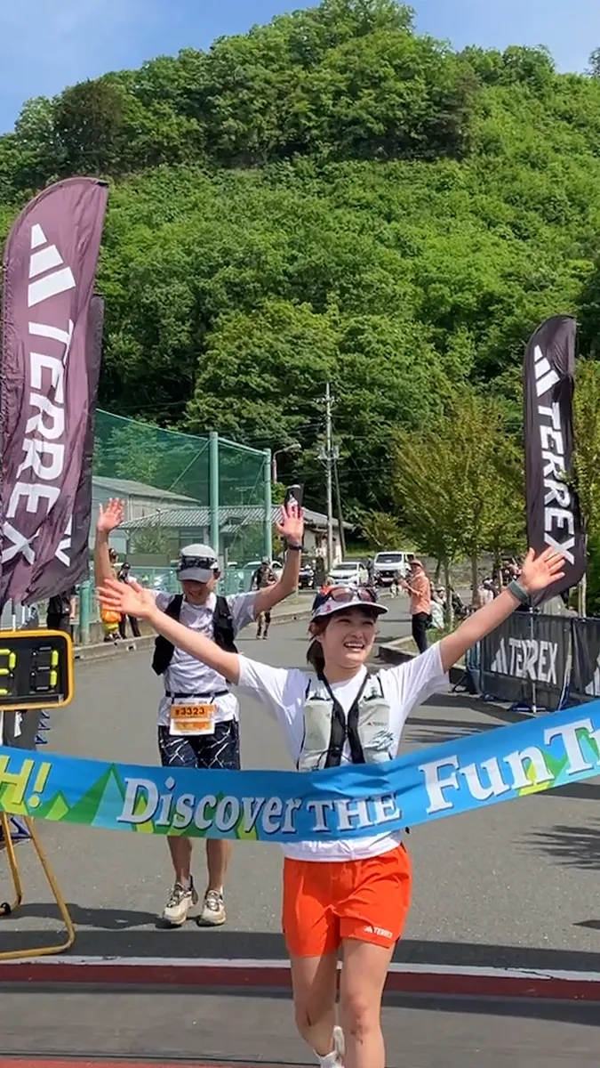 「FTRみなの」で30キロ、記録は年代別の女子で1位！　周りの方と交流しながら走れたので楽しかった！