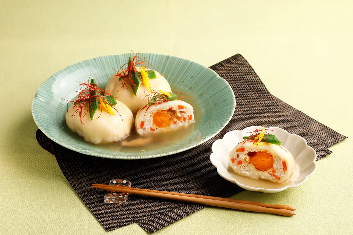 一つ食べれば元気モリモリ白玉饅頭!