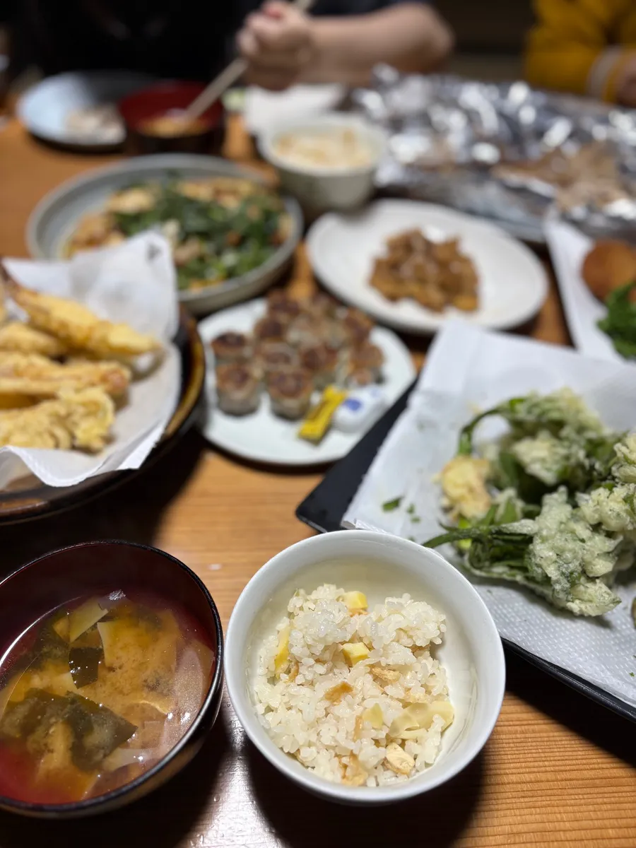 筍三昧の晩ごはん!
