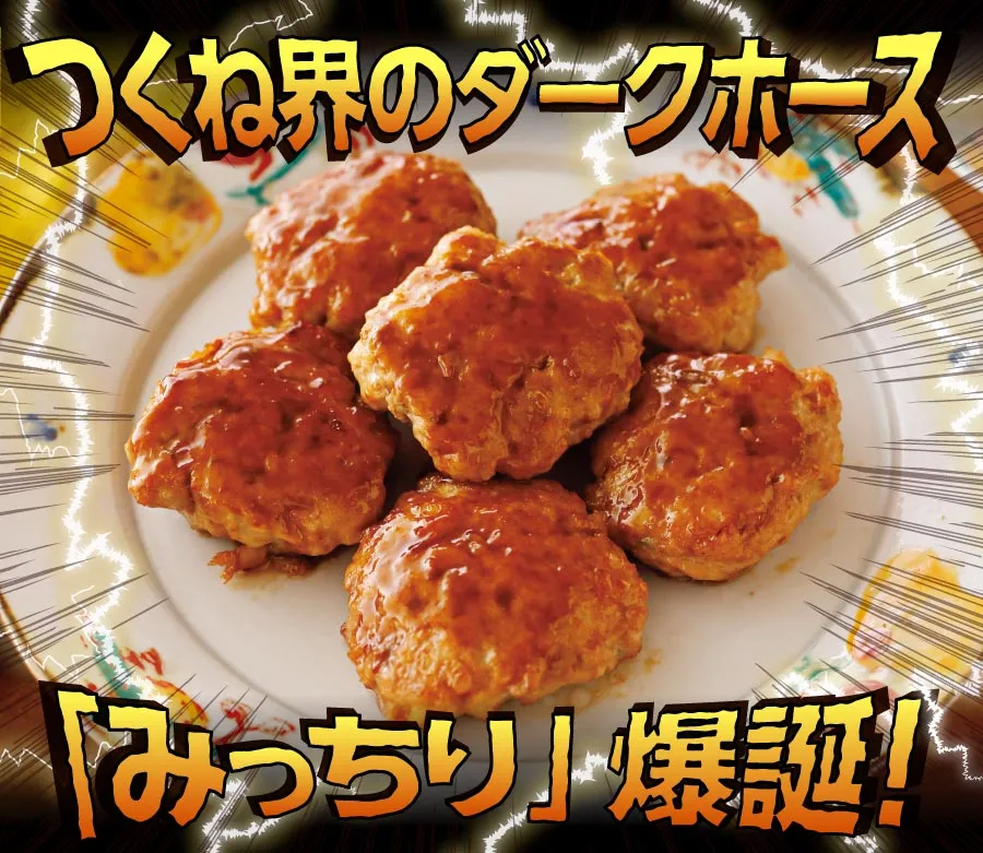 写真:みっちり鶏つくねの照り焼き「つくね界のダークホース、みっちり爆誕」
