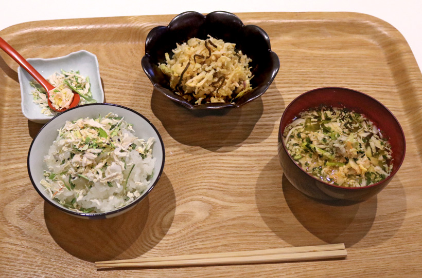 お湯ポチャレシピで作ったご飯・みそ汁・おかずの献立