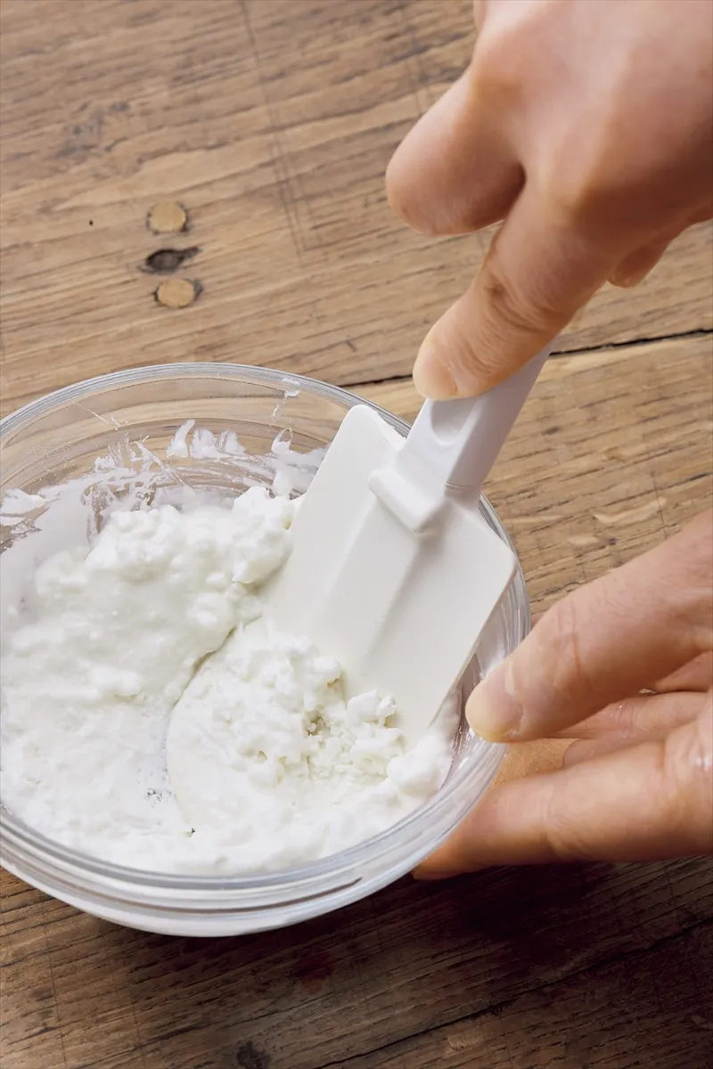 白玉ヨーグルト液を作る