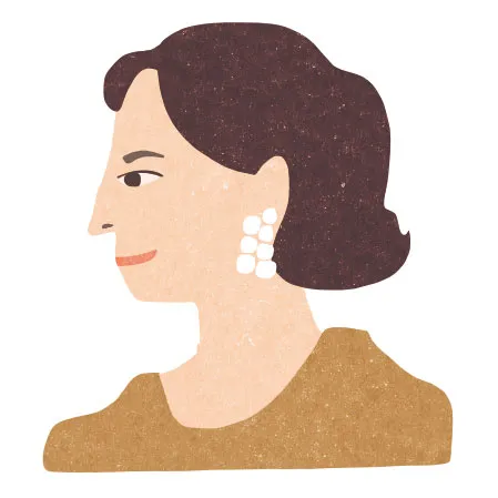 スタイリスト 池水陽子 顔イラスト