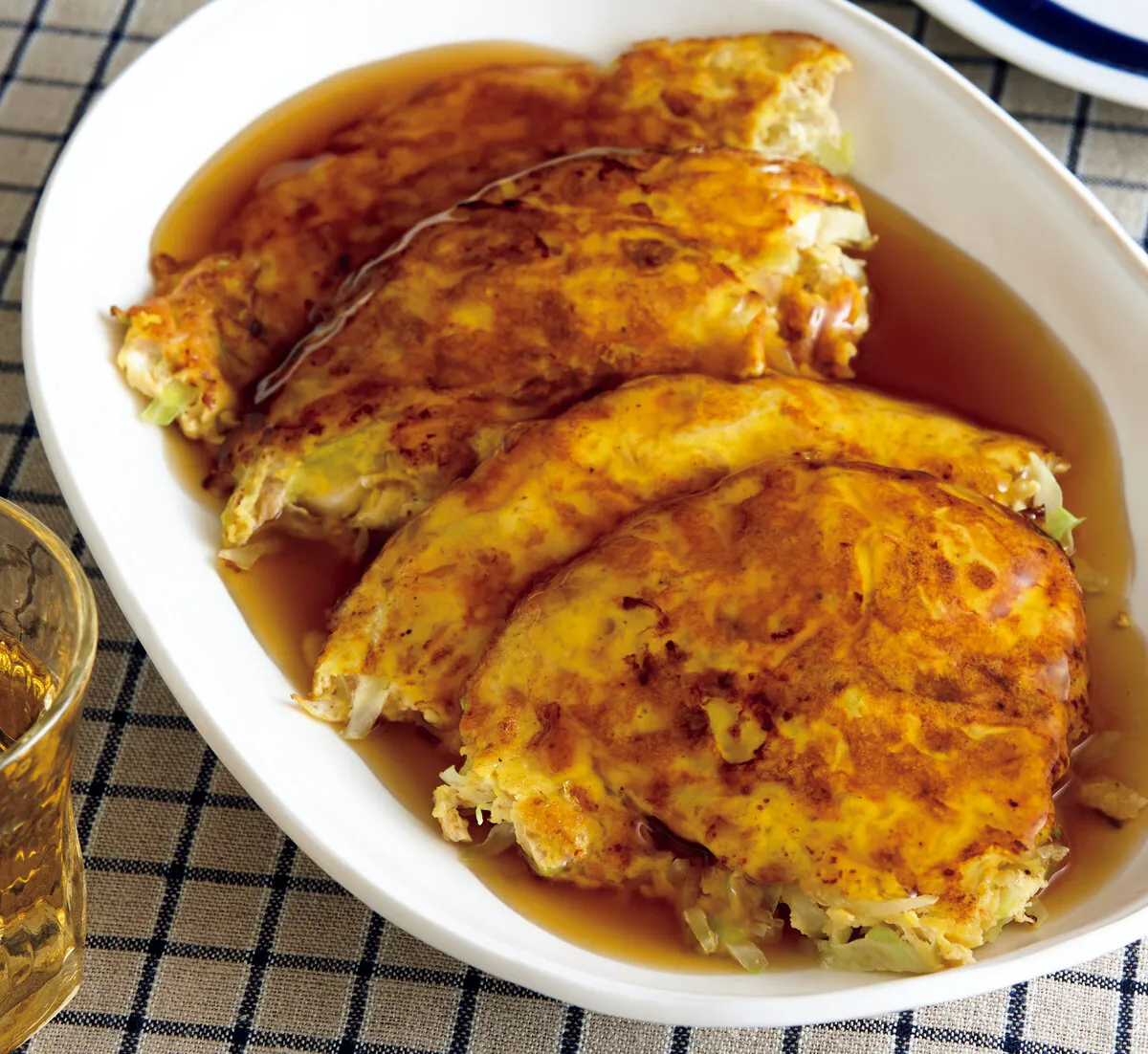 ツナ卵のしょうゆあんかけ