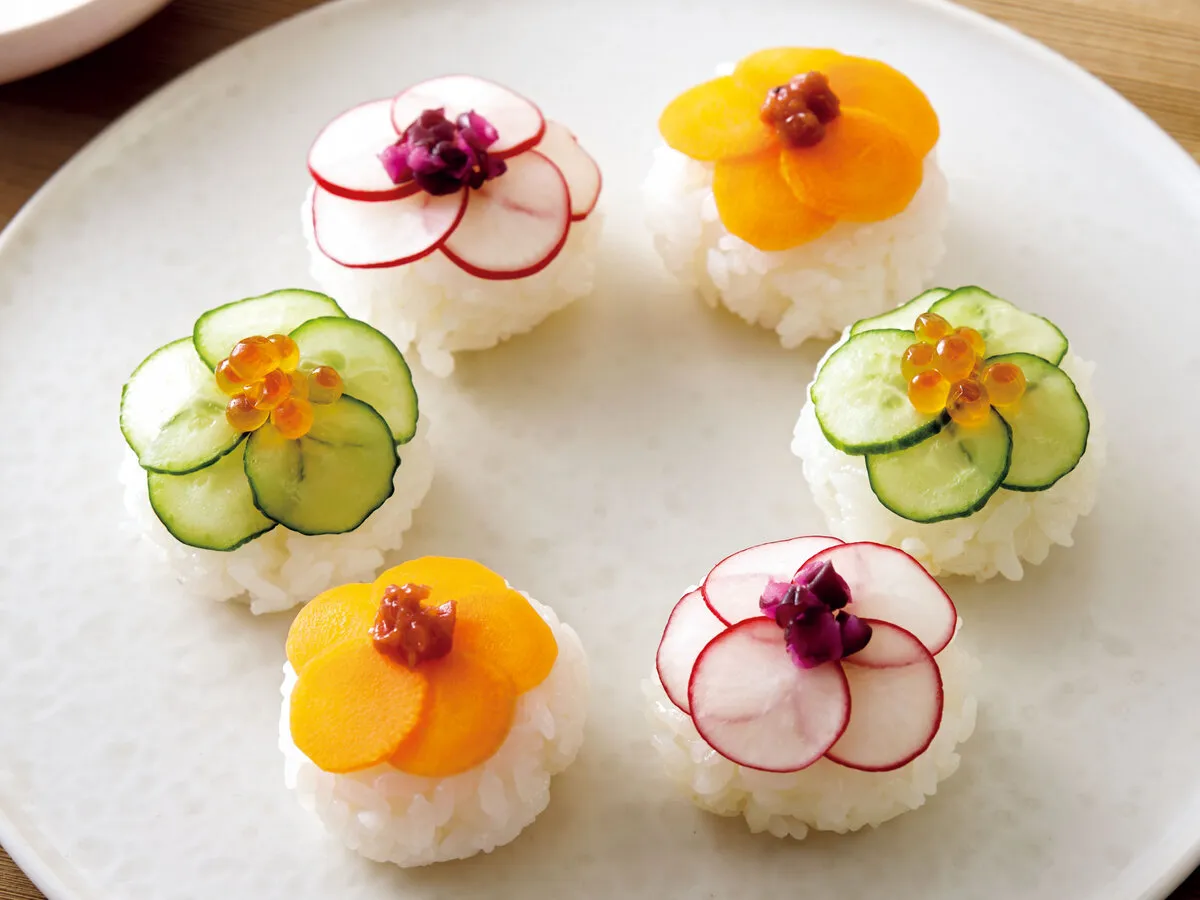 『野菜の花手まり』