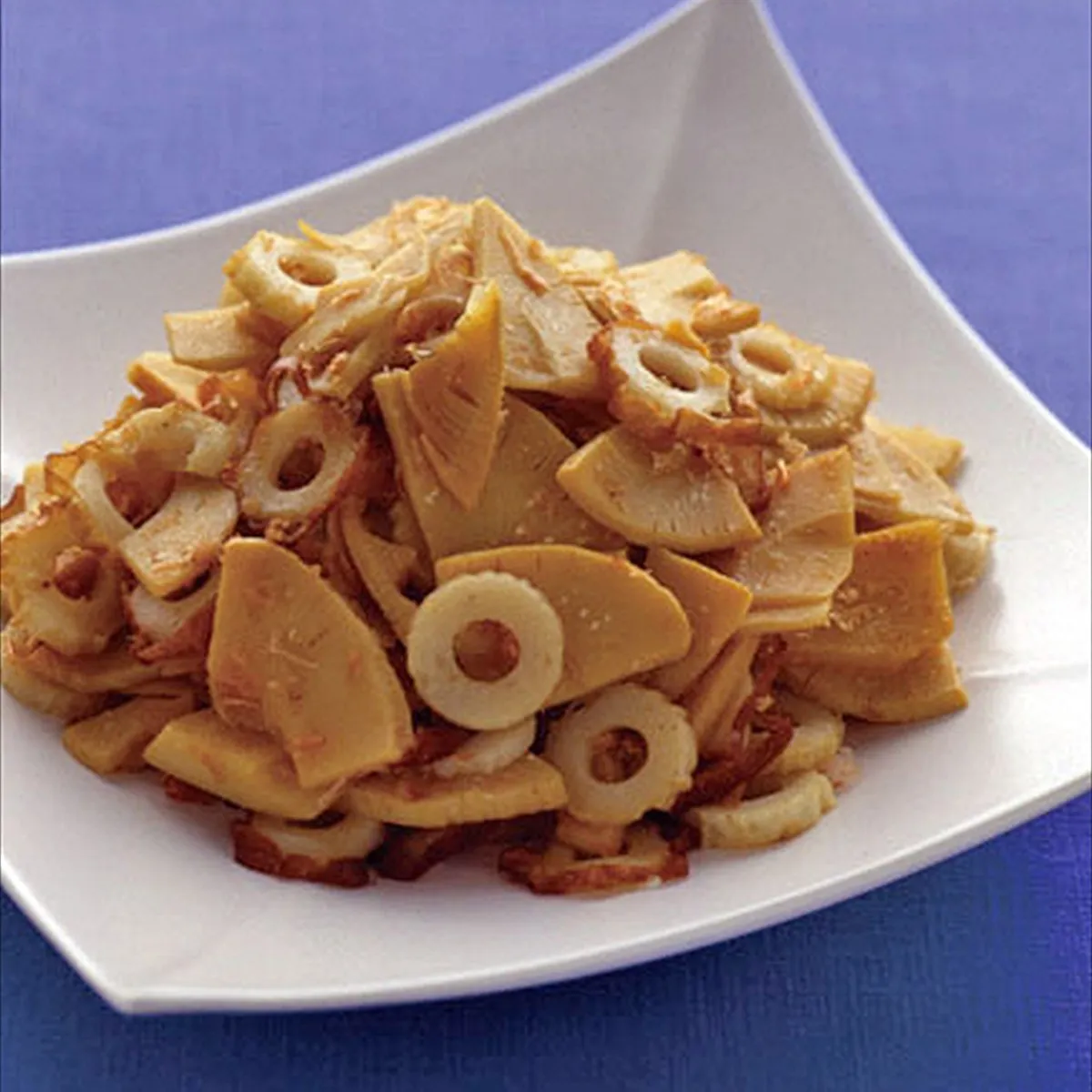 26．たけのことちくわのおかか煮