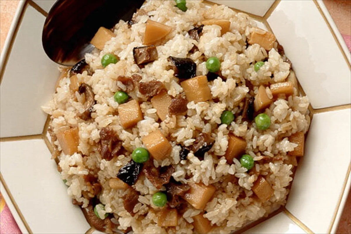 3．たけのこの中国風混ぜご飯