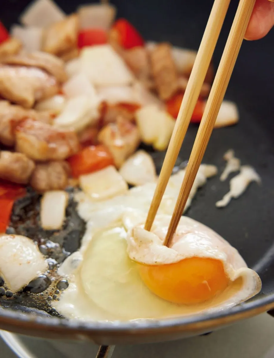木べらではなく菜箸を使うと◎
