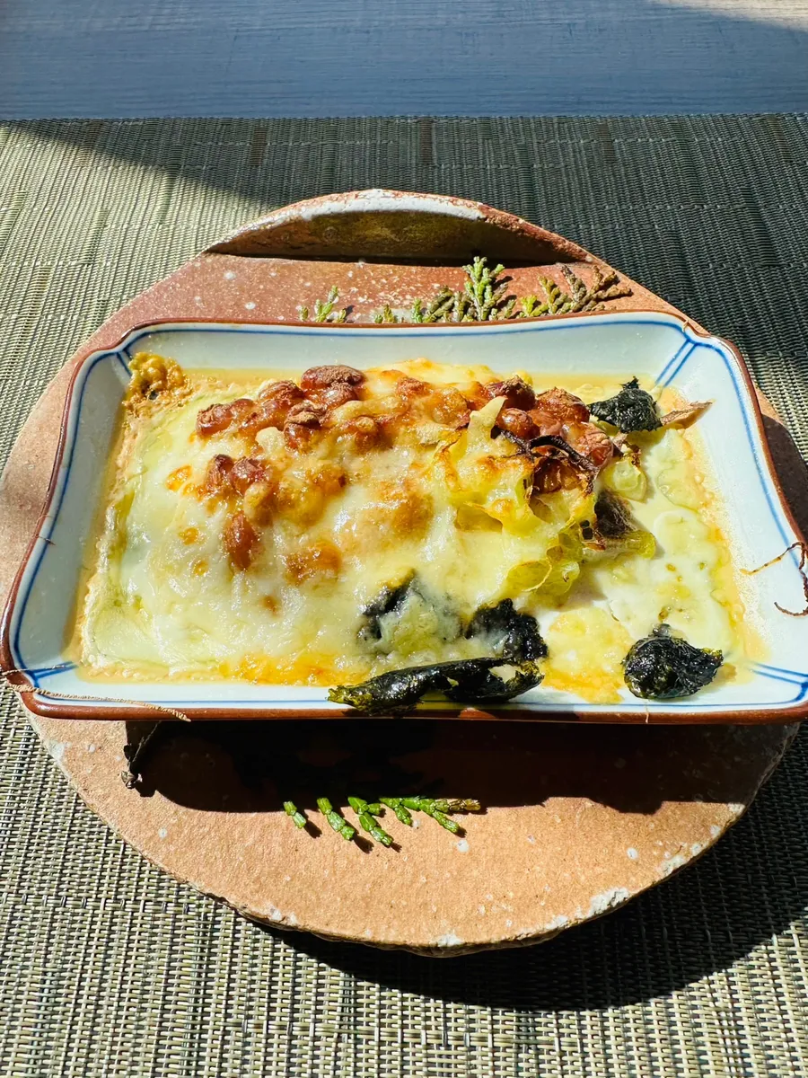 納豆豆腐グラタン