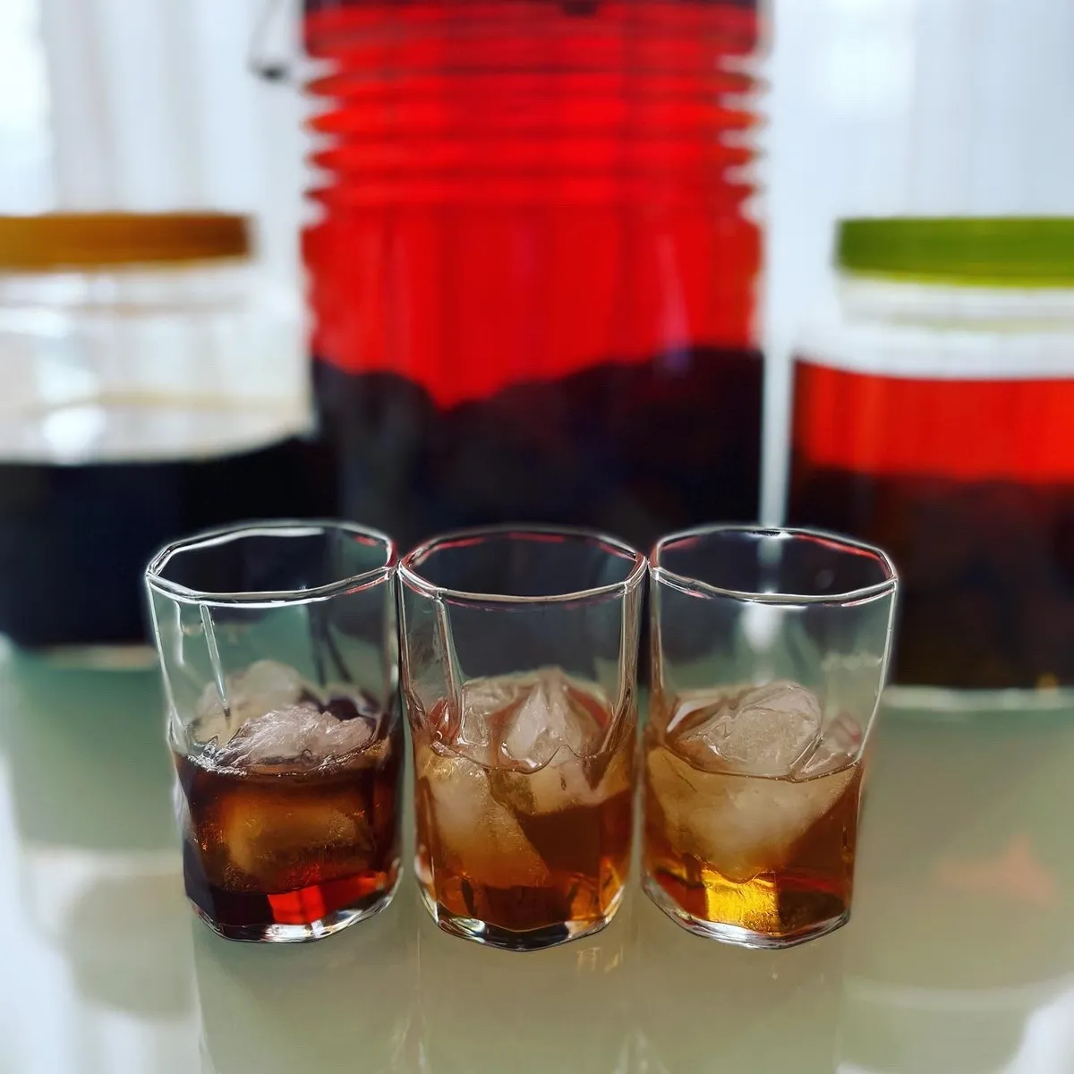 梅酒飲み比べ