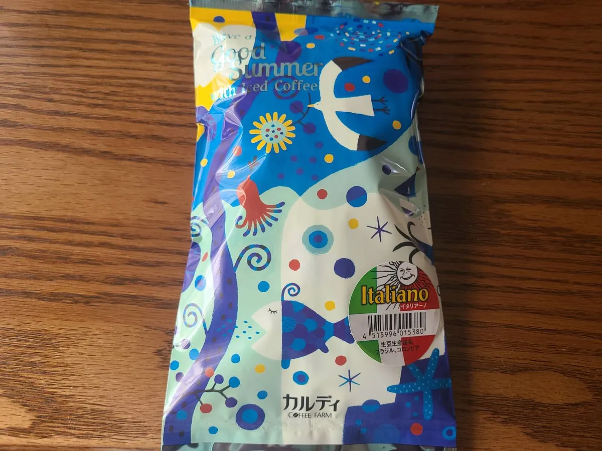 イタリアーノの袋パッケージ。