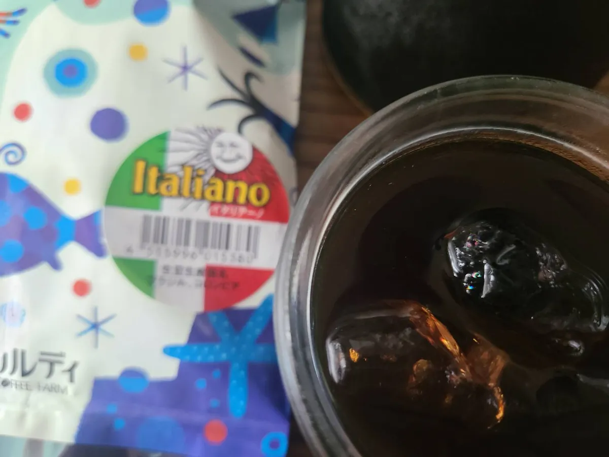 イタリアーノで作ったアイスコーヒー①。
