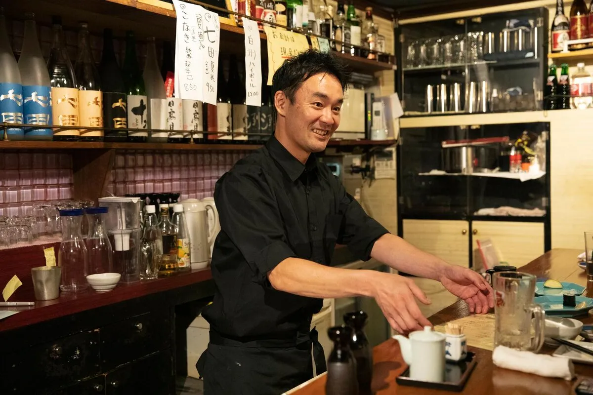 「うまい魚と天ぷら ジロー」店主のジローさん